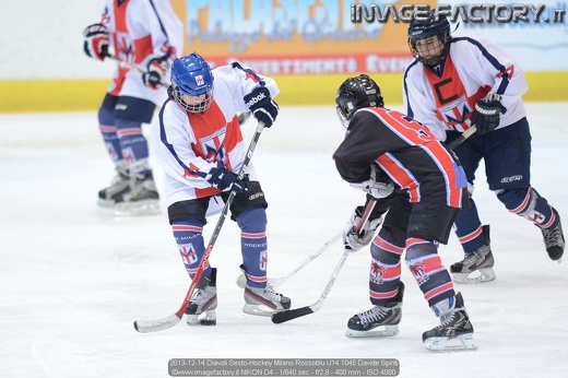 2013-12-14 Diavoli Sesto-Hockey Milano Rossoblu U14 1045 Davide Spiriti